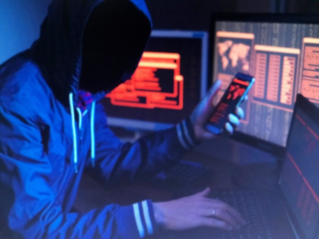 ransomware hacker threatening businesses